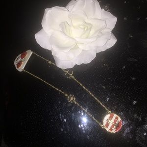 Necklace and earrings set